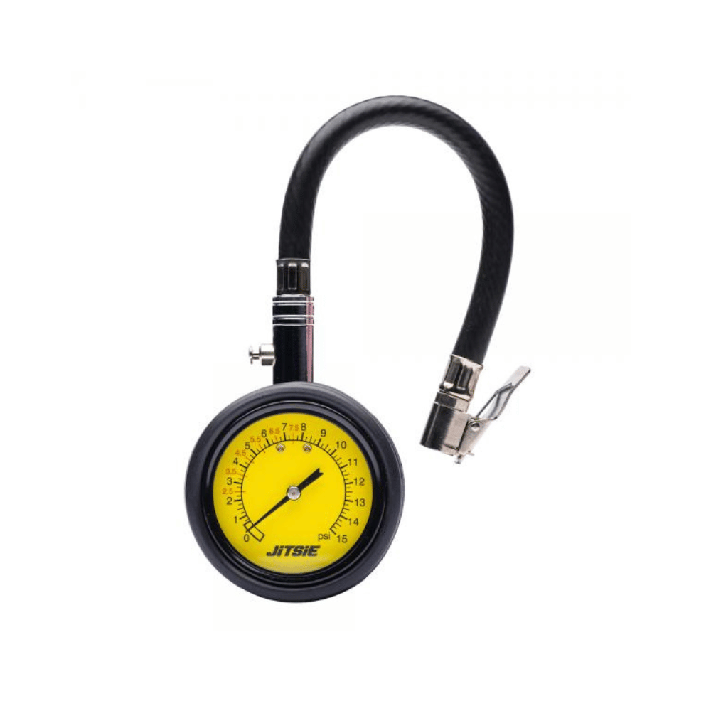 Jitsie Tyre Pressure Gauge Analog - Hose - Road and Trials