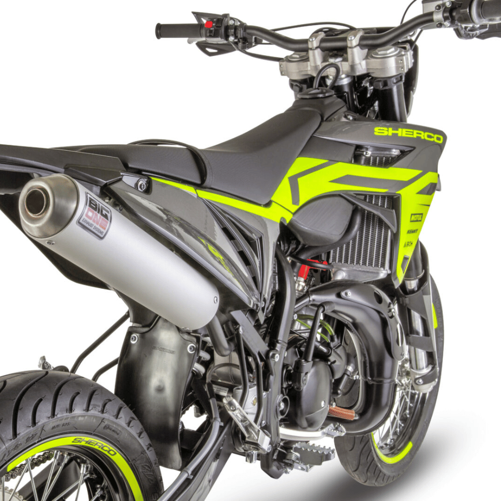 Sherco SM-RS Silver 50cc Supermoto Bike