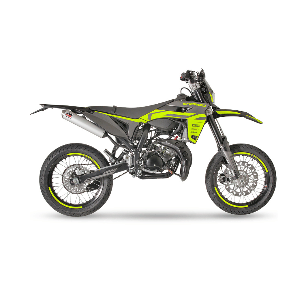 Sherco SM-RS Silver 50cc Supermoto Bike