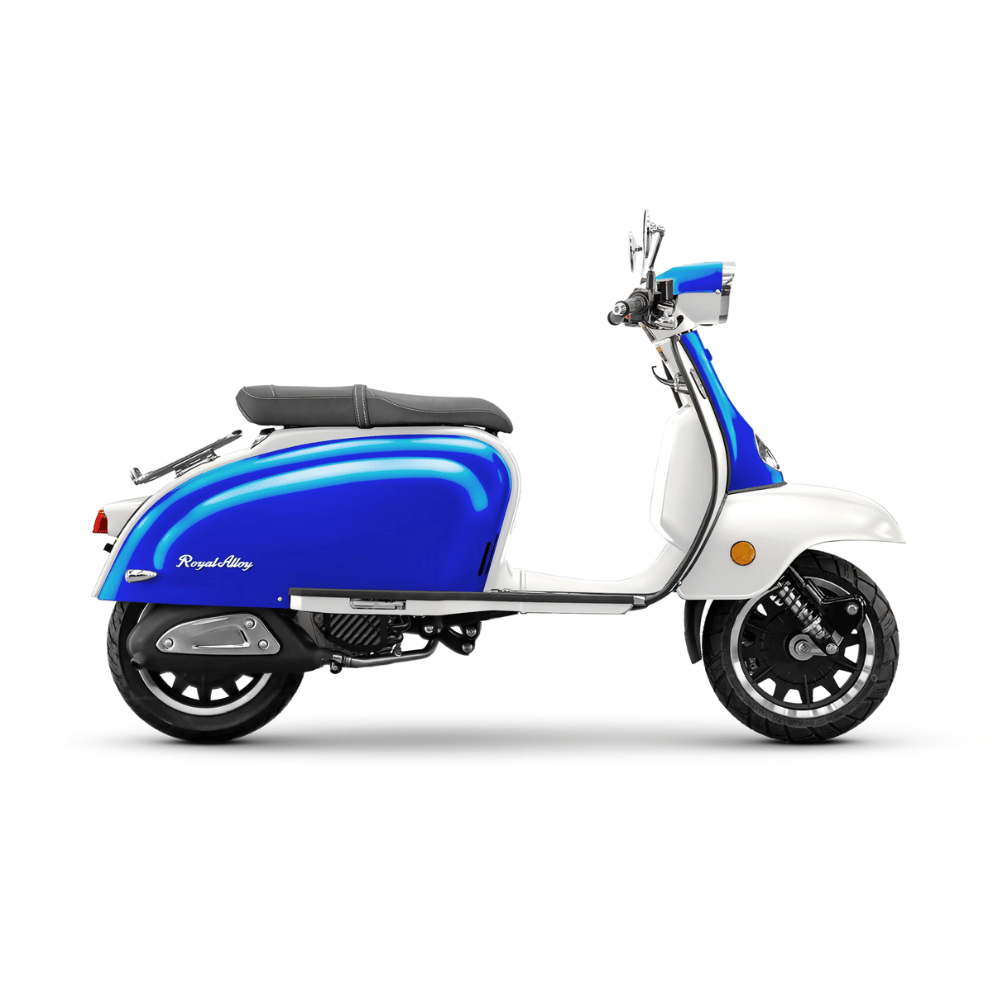2025 Royal Alloy TG 125 Classic Metal Scooter Road and Trials