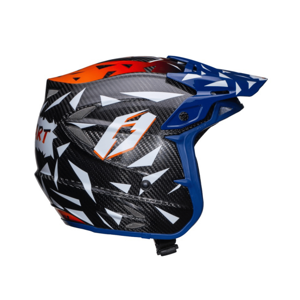 Jitsie Trials Helmet HT2 Carbon JitsieArt Road and Trials