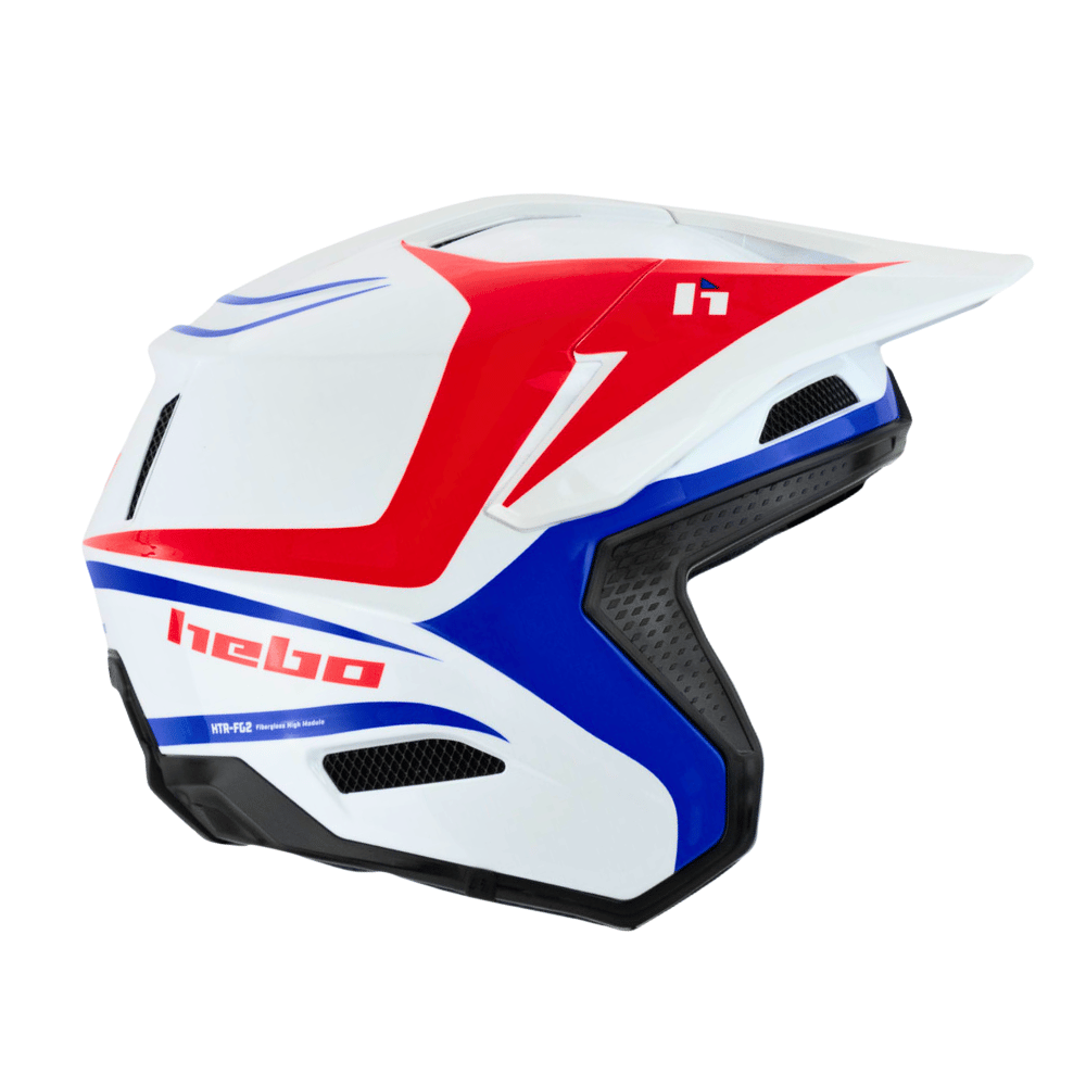Hebo Trials Helmet Zone Pro White