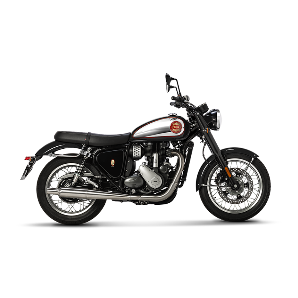 2024 BSA Goldstar Premium Luxury Motorcycle in Midnight Black Road and Trials