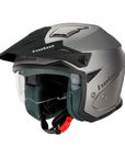 Hebo Trials Helmet Zone 5 Duo - Grey - Road and Trials