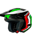Hebo Zone Pro Classic Trials Helmet – Black / Green - Road and Trials
