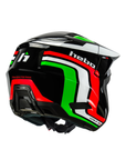 Hebo Zone Pro Classic Trials Helmet – Black / Green - Road and Trials
