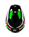 Hebo Zone Pro Classic Trials Helmet – Black / Green - Road and Trials