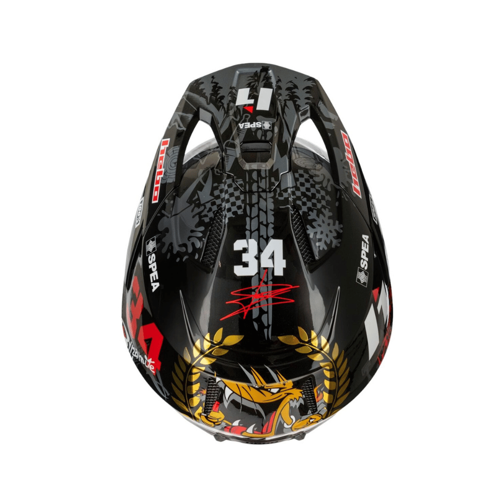 Hebo Zone Pro Toni Bou 34 Trials Helmet Lightweight Certified