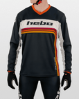 Hebo Pro Trials Retro Shirt - Red - Road and Trials