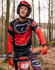 Jitsie L3 Petrl Trials Pants - Red - Road and Trials