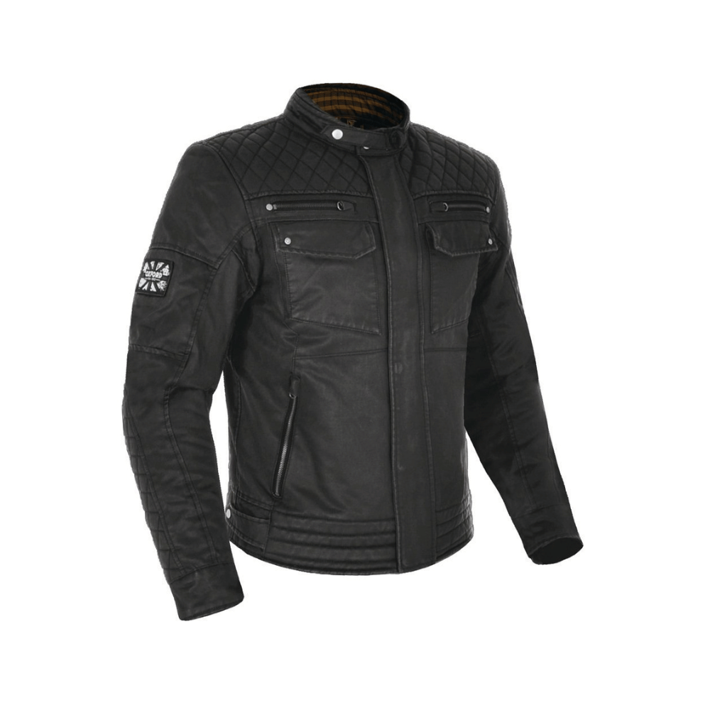 Oxford Hardy Wax Textile Jacket Road Bike Motorcycle Jacket