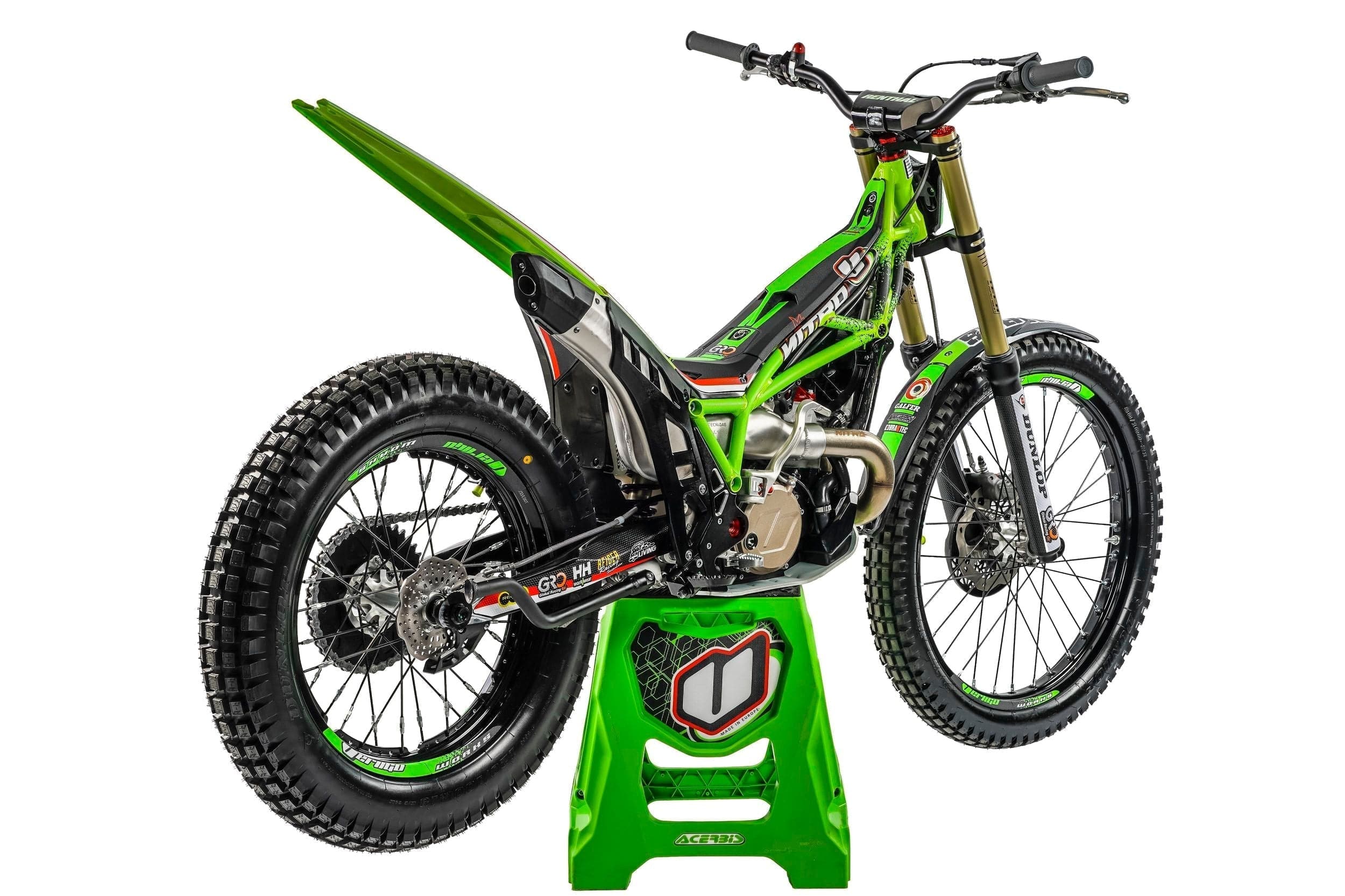 Nitro green online bike