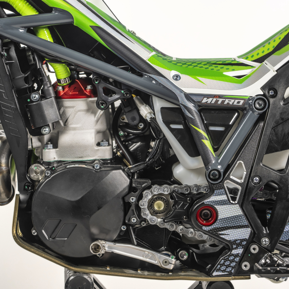 2027 Vertigo Nitro RS4 300cc Trials Bike - Green