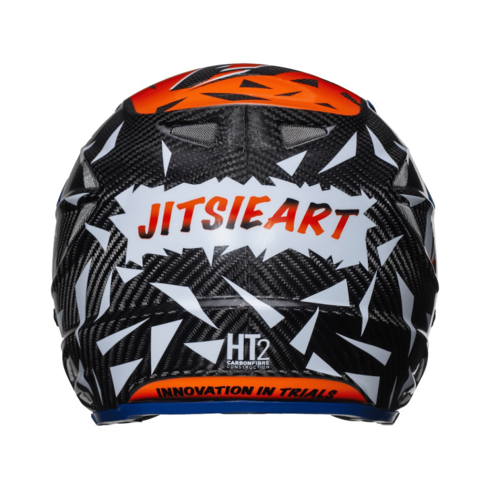 Jitsie Trials Helmet HT2 Carbon JitsieArt - Road and Trials