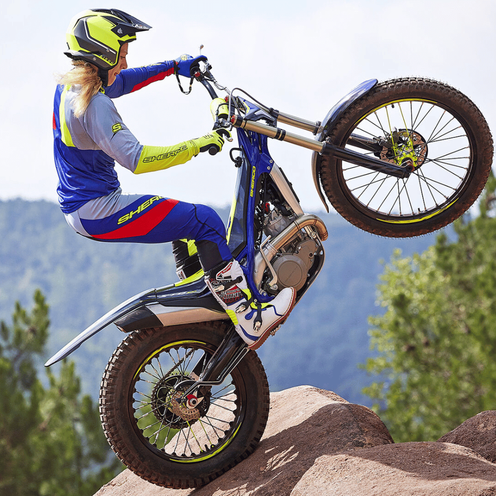 Trials racing motorcycle hotsell