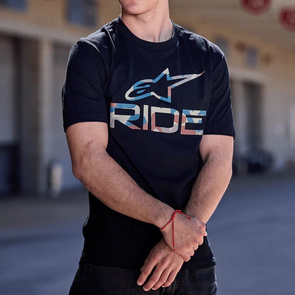 Alpinestars Ride 4.0 Camo T-Shirt - Road and Trials