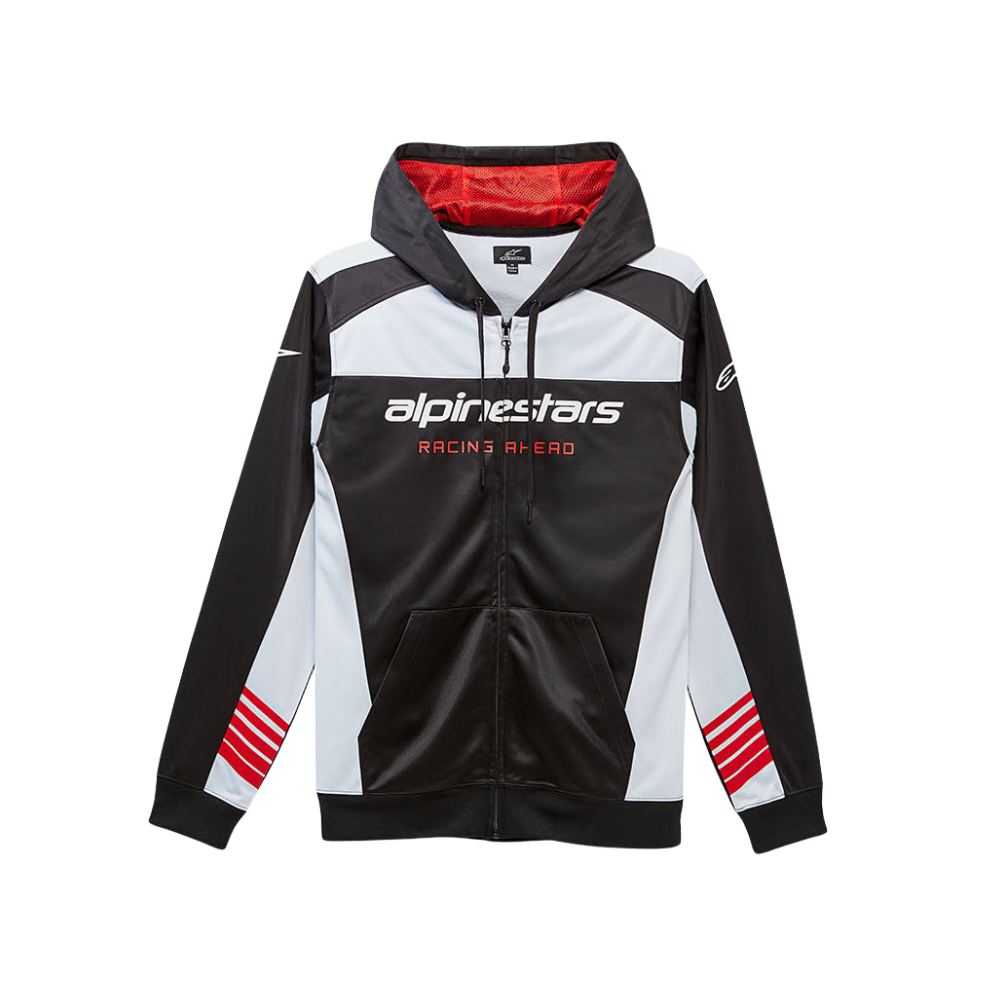 Alpinestars Sessions II Fleece Jacket – Black / White / Red - Road and Trials