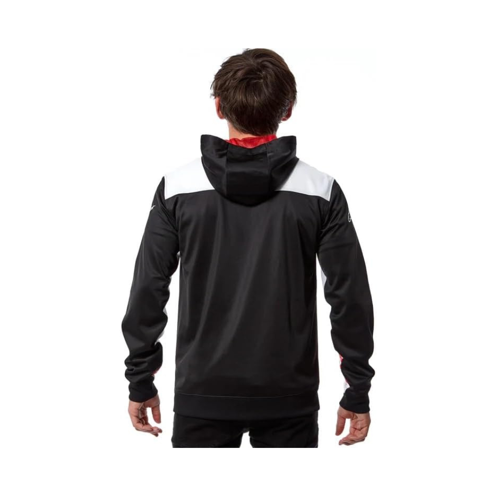 Alpinestars Sessions II Fleece Jacket – Black / White / Red - Road and Trials