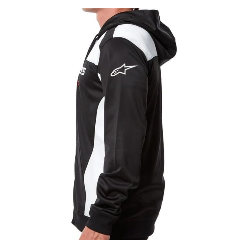 Alpinestars Sessions II Fleece Jacket – Black / White / Red - Road and Trials