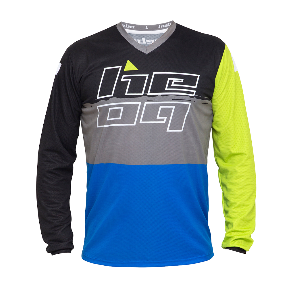 Hebo Pro 22 Trials Shirt – Blue - Road and Trials