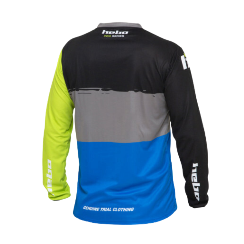 Hebo Pro 22 Trials Shirt – Blue - Road and Trials