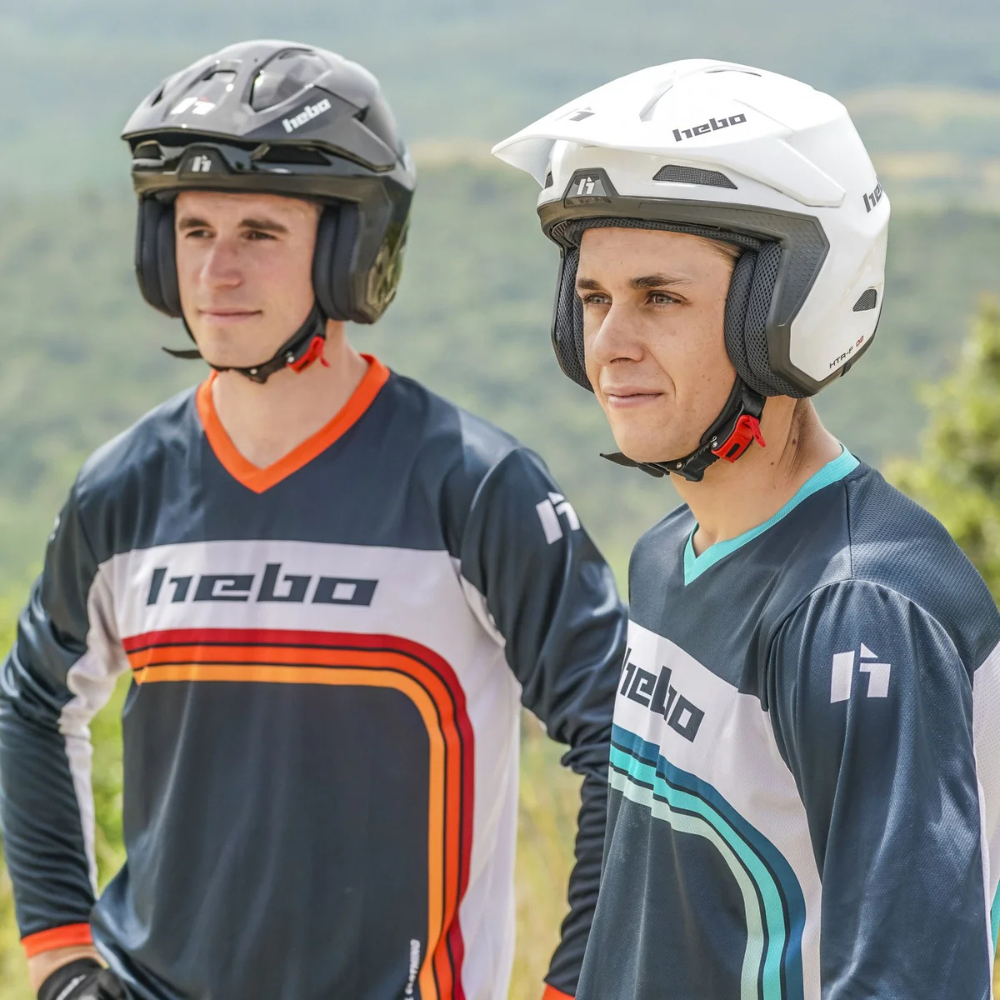 Hebo Pro Trial Retro Shirt – Green - Road and Trials