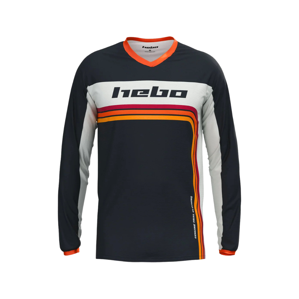 Hebo Pro Trials Retro Shirt - Red - Road and Trials