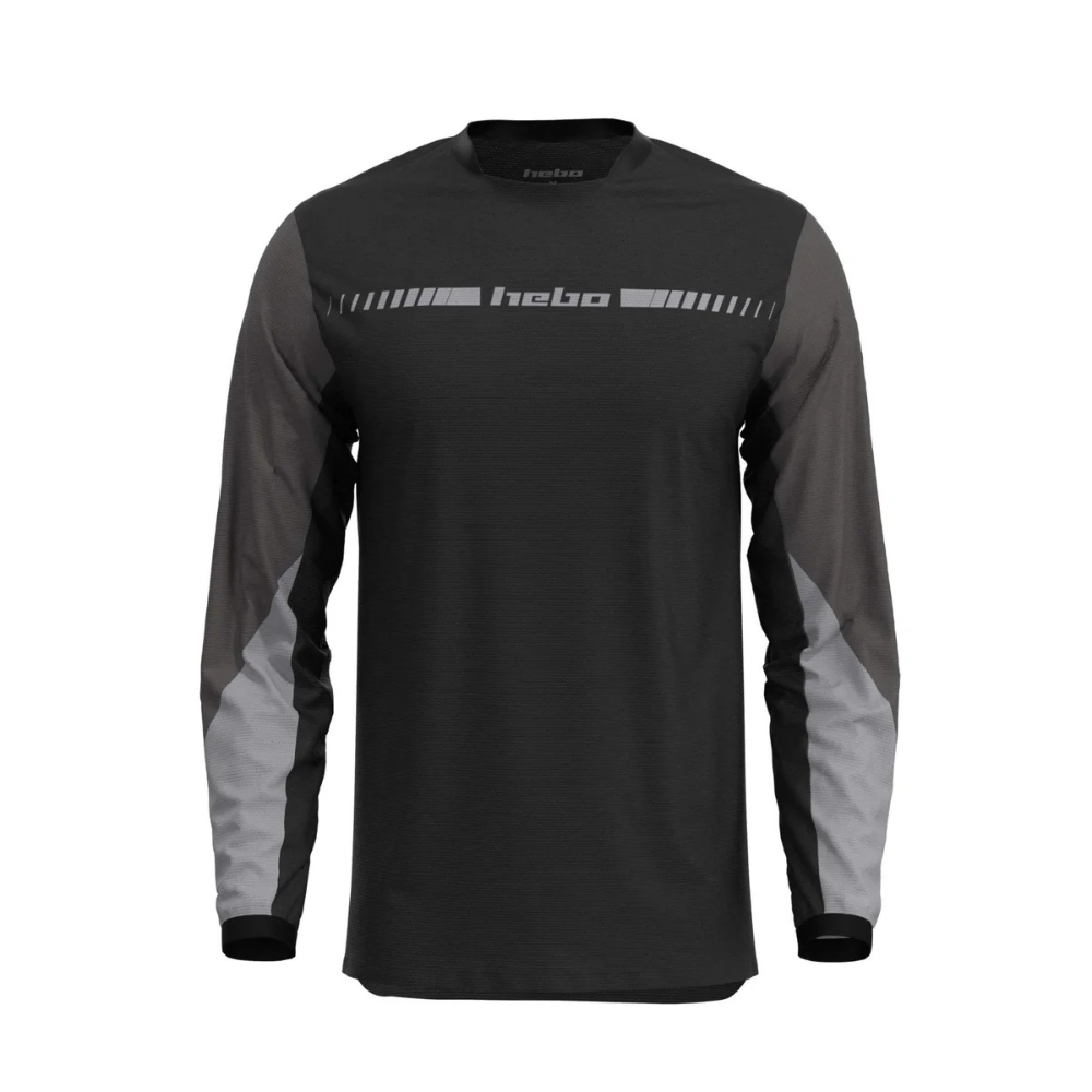 Hebo Tech 26 Trials Shirt – Black - Road and Trials