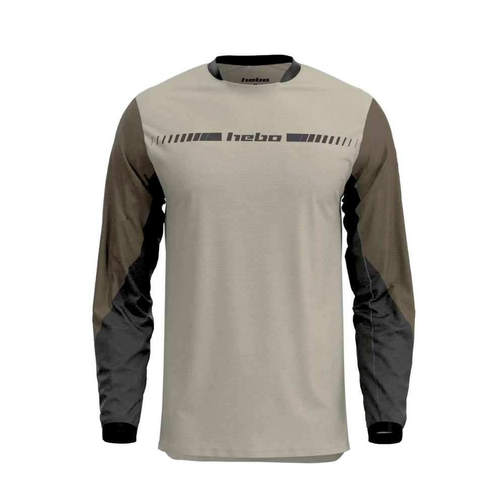 Hebo Tech 26 Trials Shirt – Khaki - Road and Trials