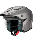 Hebo Trials Helmet Zone 5 Duo - Grey - Road and Trials