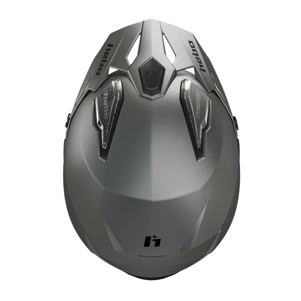 Hebo Trials Helmet Zone 5 Duo - Grey - Road and Trials