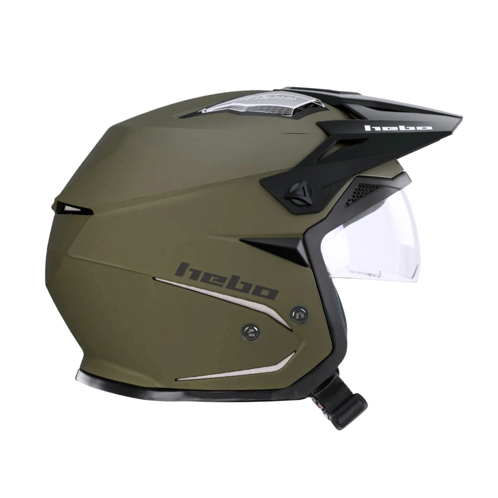 Hebo Trials Helmet Zone 5 Duo - Khaki - Road and Trials