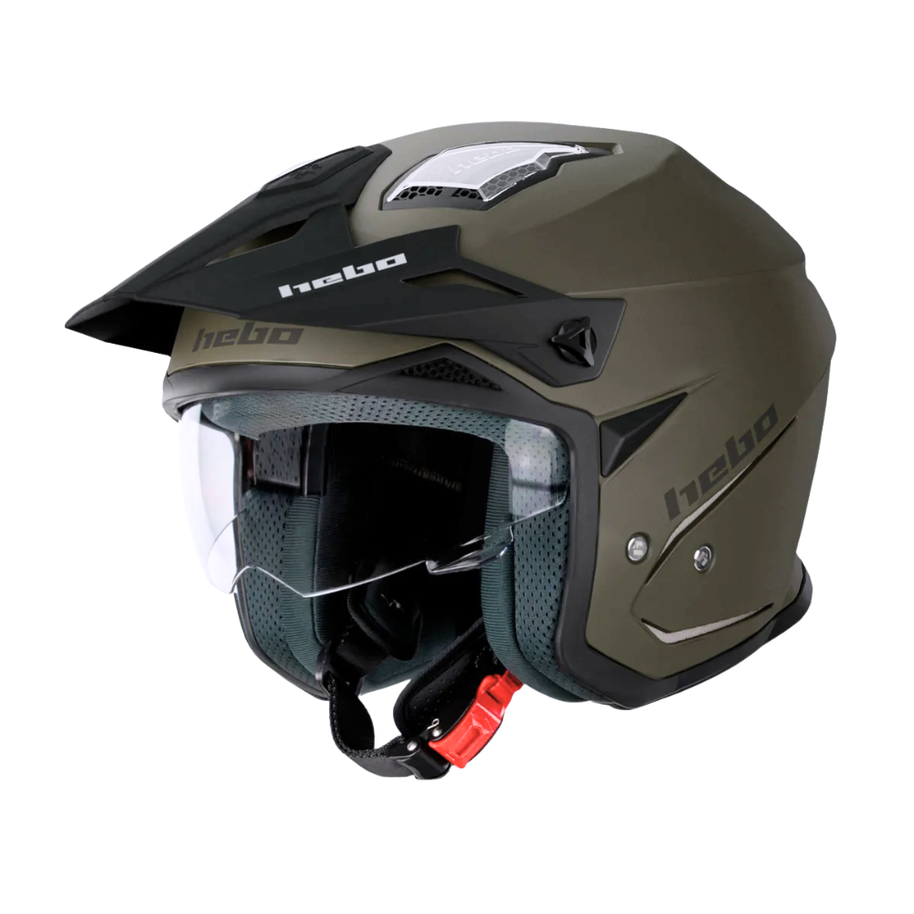 Hebo Trials Helmet Zone 5 Duo - Khaki - Road and Trials