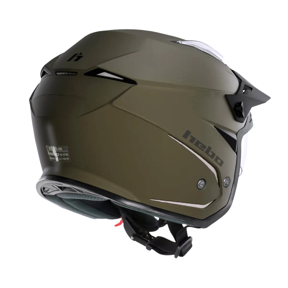 Hebo Trials Helmet Zone 5 Duo - Khaki - Road and Trials