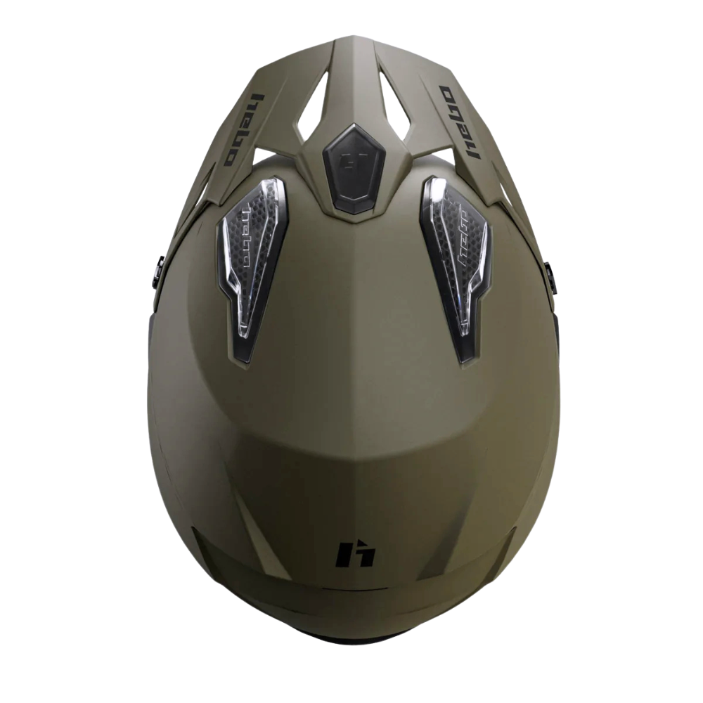 Hebo Trials Helmet Zone 5 Duo - Khaki - Road and Trials