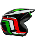 Hebo Zone Pro Classic Trials Helmet – Black / Green - Road and Trials