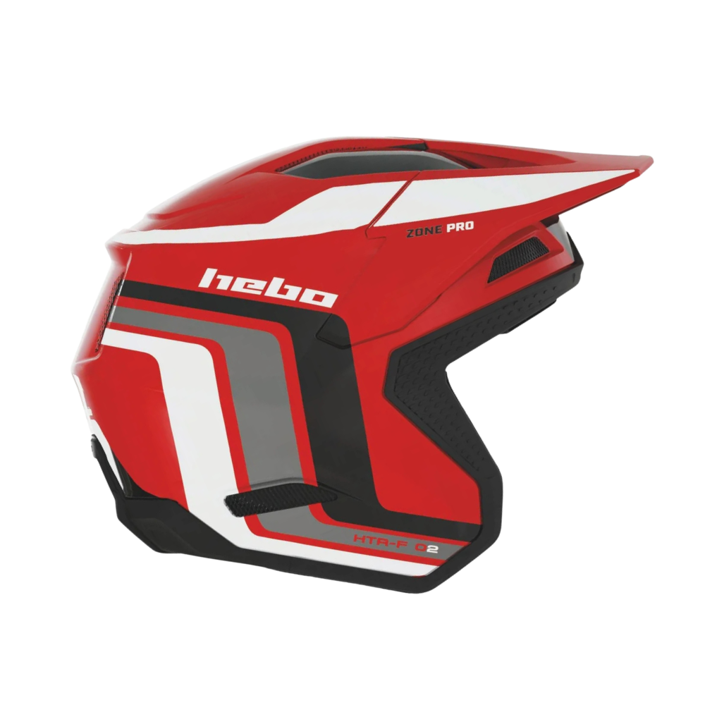Hebo Zone Pro Classic Trials Helmet – Red - Road and Trials