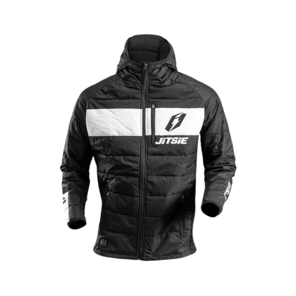 Jitsie Crew Puffer Jacket – Black - Road and Trials