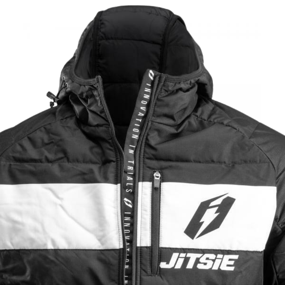 Jitsie Crew Puffer Jacket – Black - Road and Trials