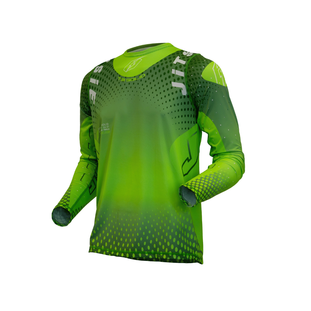 Jitsie T3 Air Solid Trials Shirt - Green