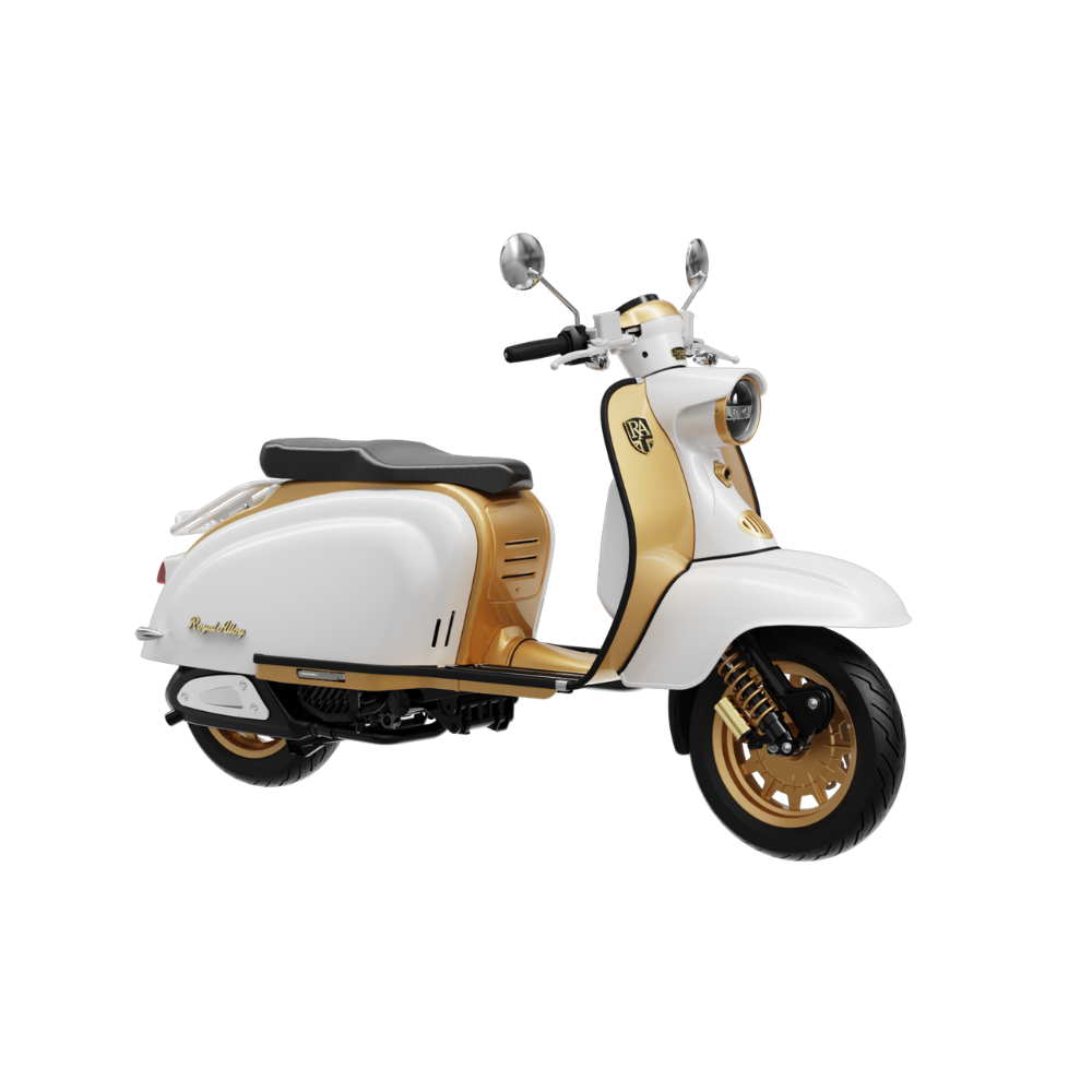 Royal Alloy JPS 350 - Gold / Ivory - Road and Trials