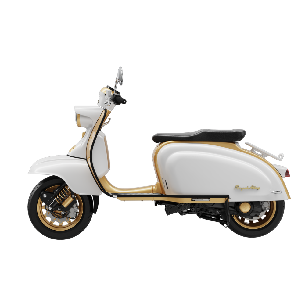 Royal Alloy JPS 350 - Gold / Ivory - Road and Trials