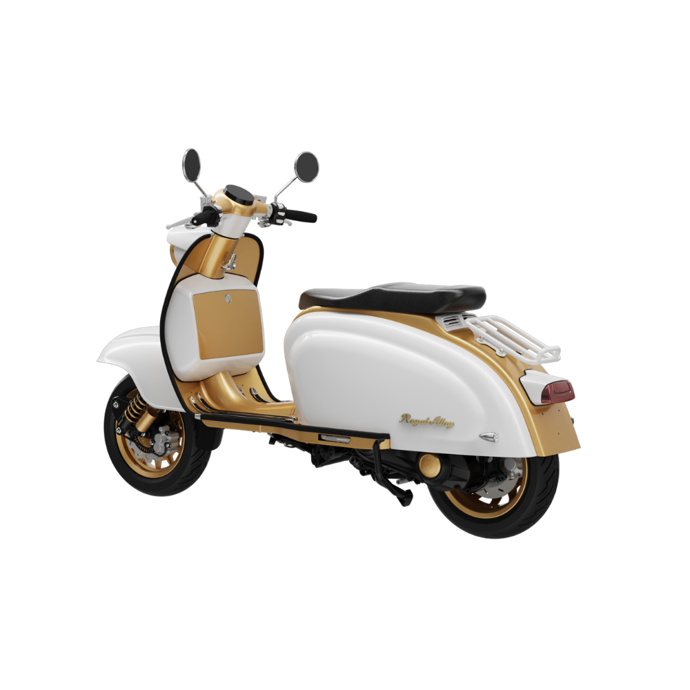 Royal Alloy JPS 350 - Gold / Ivory - Road and Trials