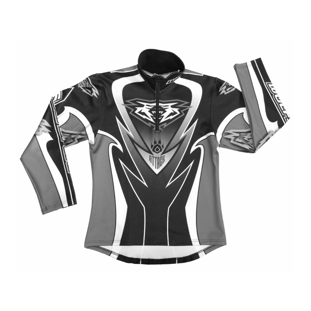 Wulfsport Adult Attack Comp Trial Shirt – Grey - Road and Trials