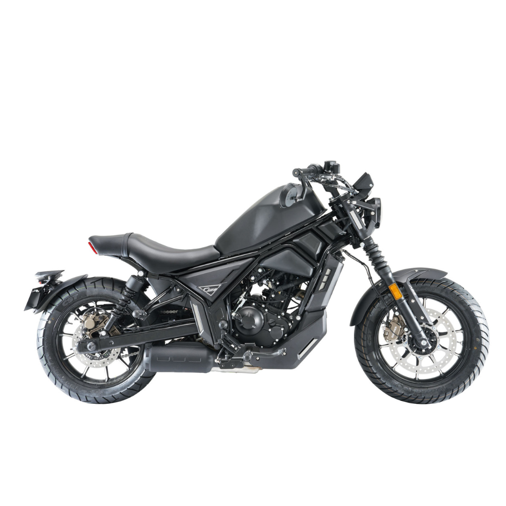 Zontes ZT125-C Cruiser - Black - Road and Trials