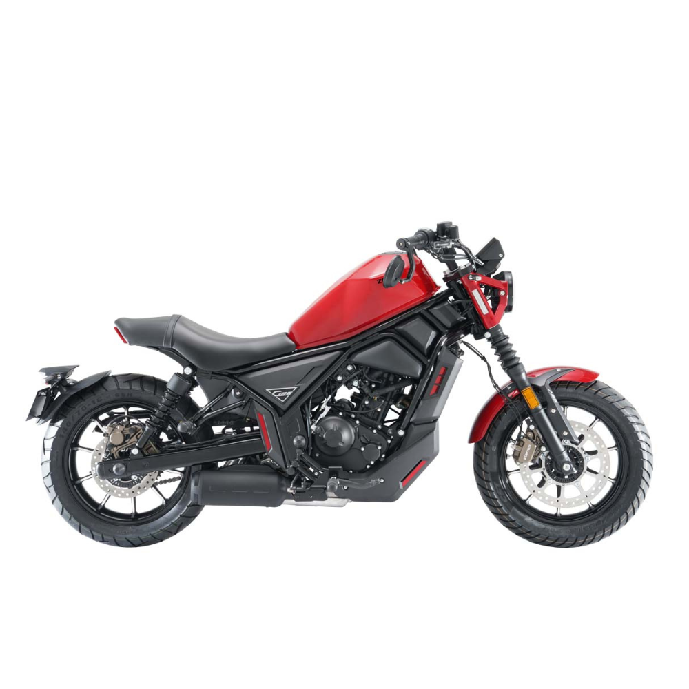 Zontes ZT125-C Cruiser - Red - Road and Trials