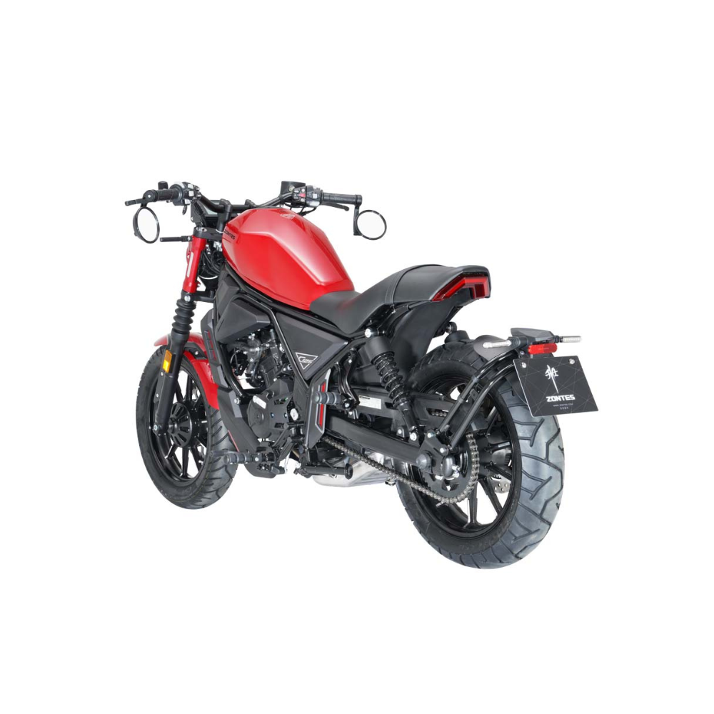 Zontes ZT125-C Cruiser - Red - Road and Trials
