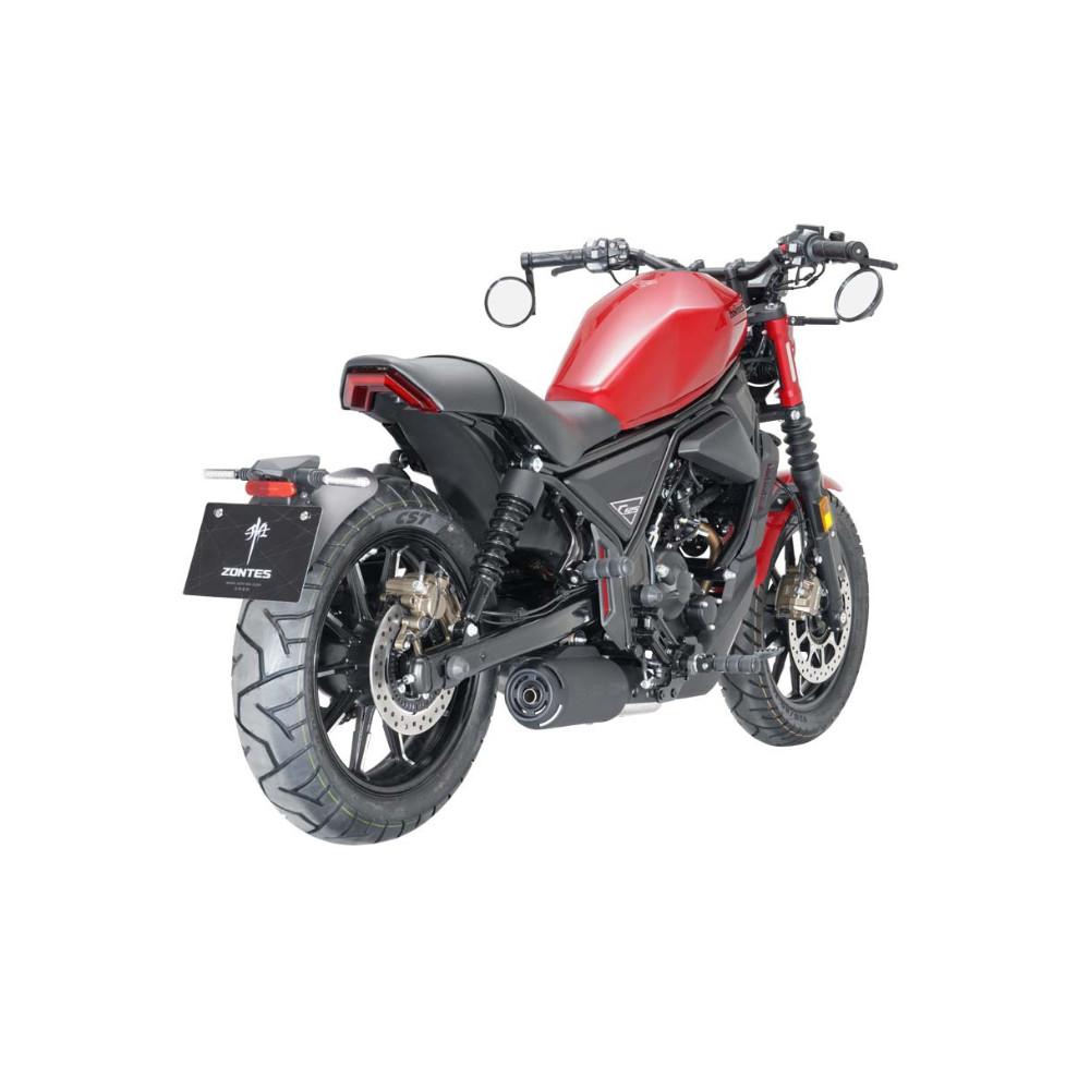 Zontes ZT125-C Cruiser - Red - Road and Trials